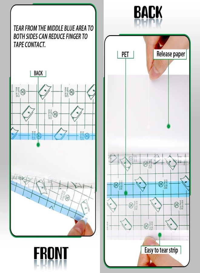 Treela 50 Pieces Waterproof Shower Patch 9 x 9 Inch Transparent Stretch Adhesive Bandage Protective Shower Bandage Cover Waterproof Transparent Film Clear Adhesive Dressing - Image 4